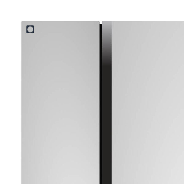 Double Door Mini Fridge with Freezer for Office or Dorm with Adjustable Remove Glass Shelves - Ảnh 3